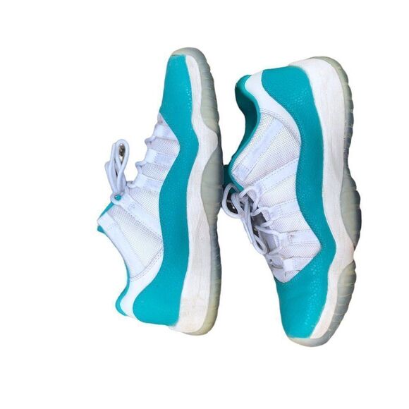 Rare 2013 Air Jordan 11 Retro Low Aqua Safari Size 6.5 - Picture 4 of 16